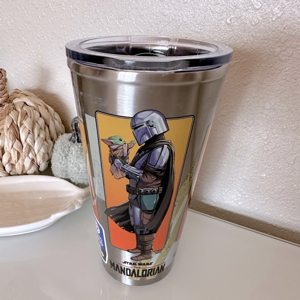 NWT ✨ Disney Parks Exclusive Mandalorian Hot/Cold Stainless Steel Travel Cup
